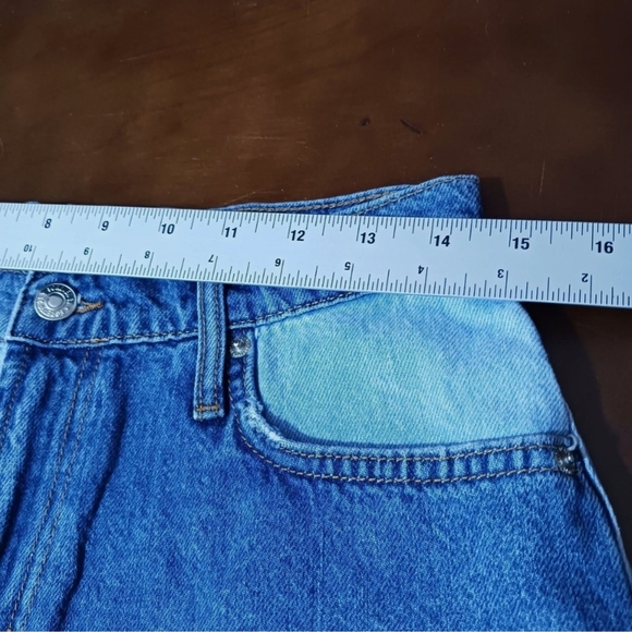 🛍️4 For $15🛍Denim Forever 21 Blue and Jean Shorts Distressed Design 90s Shorts - Picture 11 of 12